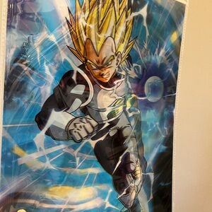 Dragon Ball Z Vegeta 3D Poster